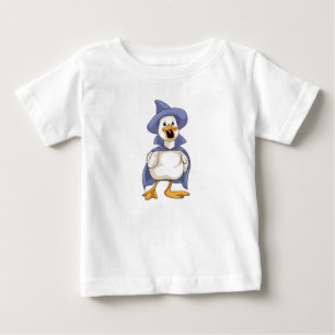 Duck as Witch with Hat Baby T-Shirt