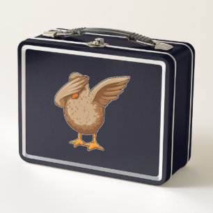 Duck at Hip Hop Dance Dab Metal Lunch Box