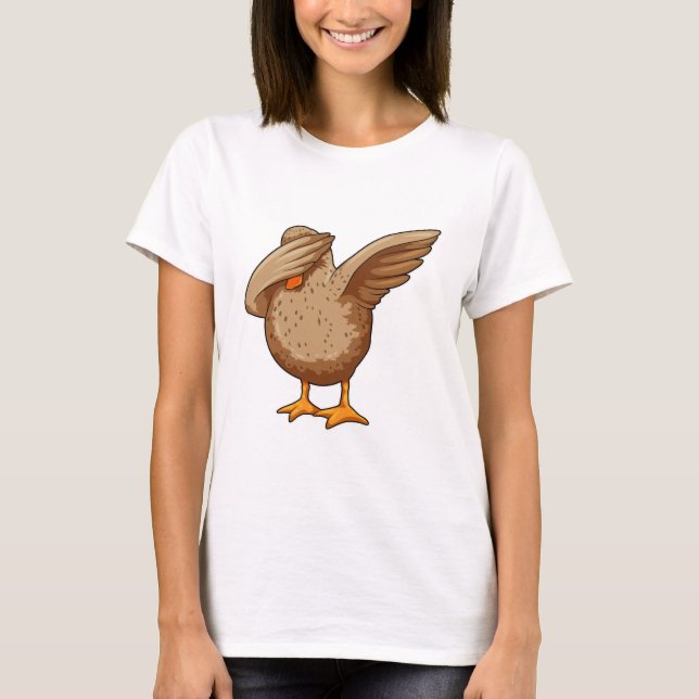Duck at Hip Hop Dance Dab T-Shirt (Front)