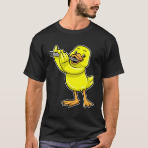 Duck at Music with Flute T-Shirt