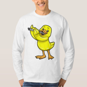 Duck at Music with Flute T-Shirt