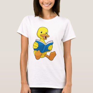 Duck at Reading with Book T-Shirt