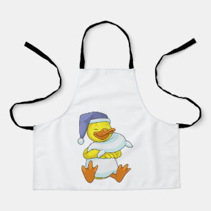 Duck at Sleeping with Nightcap Apron