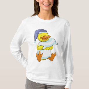 Duck at Sleeping with Nightcap T-Shirt