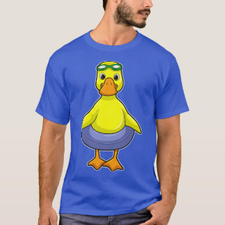 Duck at Swimming with Swim ring 2 T-Shirt