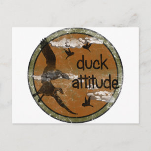 DUCK ATTITUDE for the Hunter Postcard