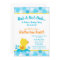 Duck Baby Shower Invitation Baby Duck Boy