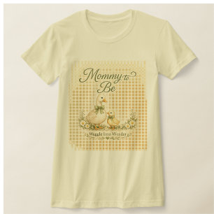 Duck Baby Shower Outfit Set Waggle Into Wonder T T-Shirt