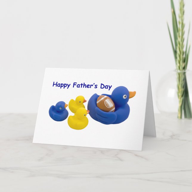 Duck ball on Father's Day Card (Front)
