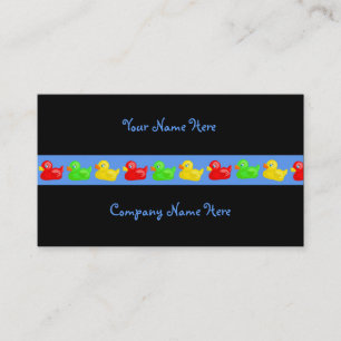 Duck Banner, Your Name Here, Company Name Here Business Card