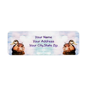 Duck Beauty Address Labels