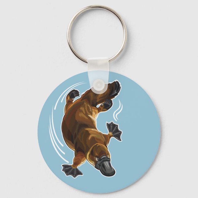 duck-billed platypus keychain (Front)