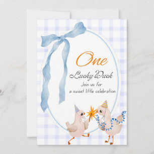 Duck Birthday Invite 