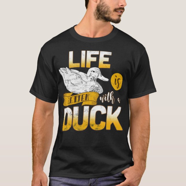 Duck  black labradors beagle  T-Shirt (Front)