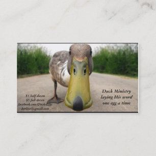 duck business cards