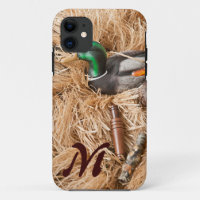 Duck Call Mallard Drake Hun Monogram IPHONE 5 Case