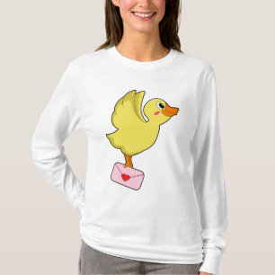 Duck Carrier pigeon Letter T-Shirt