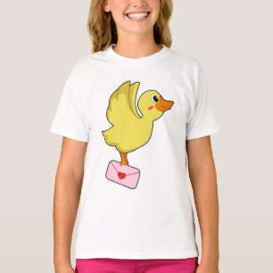 Duck Carrier pigeon Letter T-Shirt