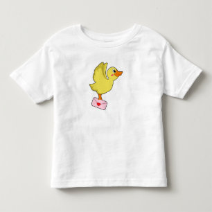 Duck Carrier pigeon Letter Toddler T-shirt