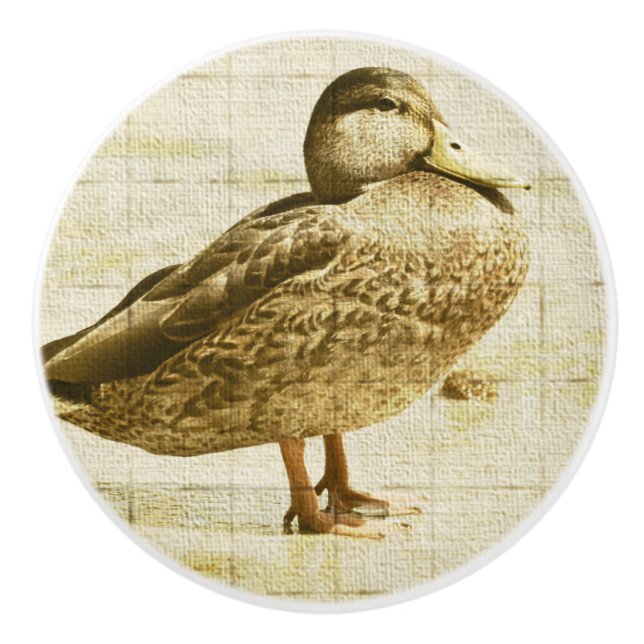 Duck Ceramic Knob (Front)