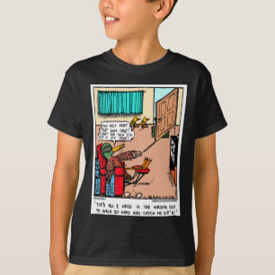 Duck Channel Surfing Bird Couch Potato Hunting Gif T-Shirt