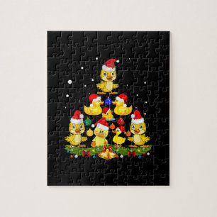 Duck Christmas Tree Jigsaw Puzzle