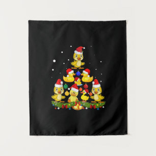 Duck Christmas Tree Tapestry
