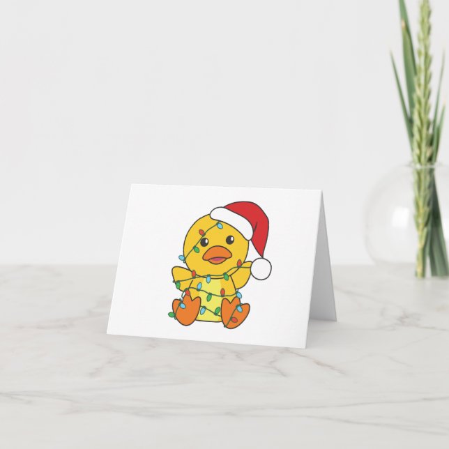Duck Christmas Winter Animals Holiday Duck (Front)