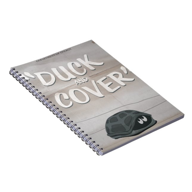 Duck & Cover Notebook (Right Side)