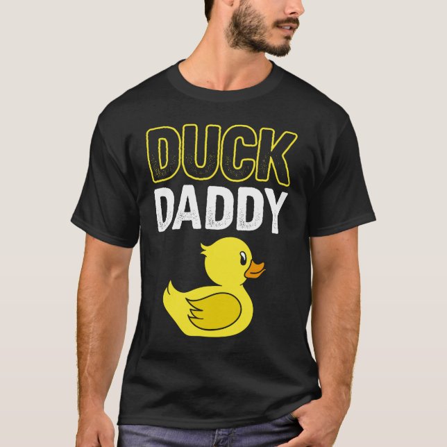 Duck Daddy Funny Duck Father T-Shirt (Front)