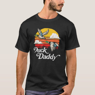 Duck Daddy Vintage 80 s Sun Funny Retro Mallard Hu T-Shirt