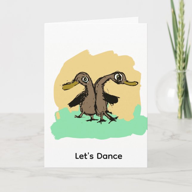 Duck Dancers Card (Front)