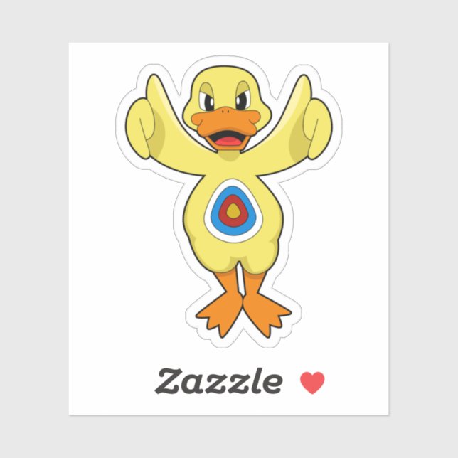 Duck Darts Bullseye (Sheet)