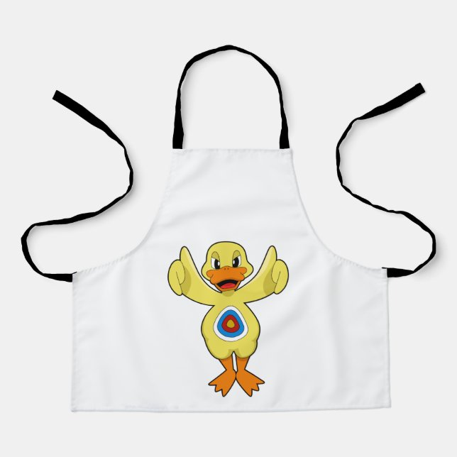 Duck Darts Bullseye Apron (Front)