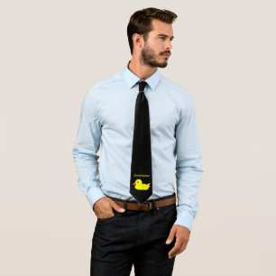 Duck Design Personalised Tie