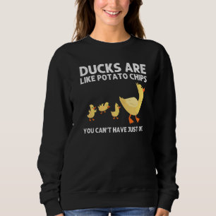 Duck Designs For Men Women Farm Duckling Owner Hun Sweatshirt