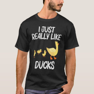 Duck Designs For Men Women Farm Duckling Owner Hun T-Shirt