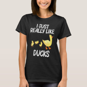 Duck Designs For Men Women Farm Duckling Owner Hun T-Shirt