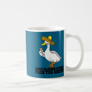 Duck drinking cinco de mayo sombrero party shot coffee mug