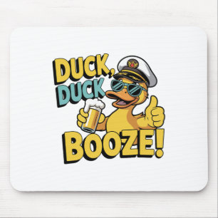 Duck Duck Booze Funny Cruise Family Matching Cruis Mouse Pad