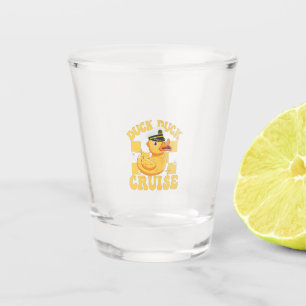 Duck Duck Cruise Funny Family Cruising Matching  Shot Glass