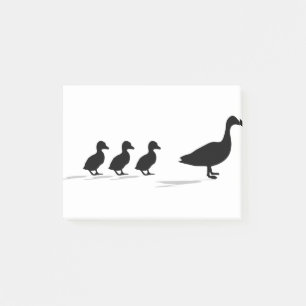 Duck, duck, duck post-it notes