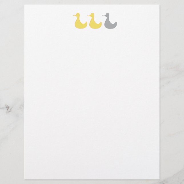 Duck Duck Grey Duck Letterhead (Front)