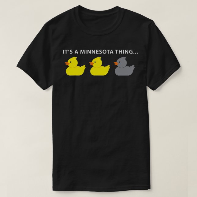 Duck Duck Grey Duck Minnesota T-Shirt (Design Front)