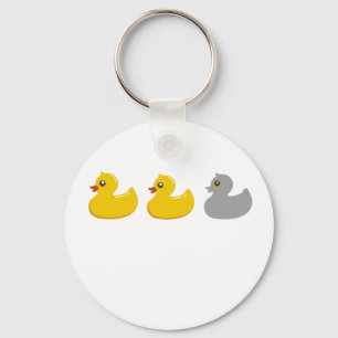 Duck, Duck, Grey Duck T Shirts.png Keychain