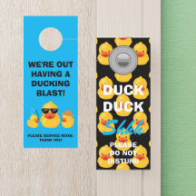 Duck Duck Shhh & Out Having a Ducking Blast