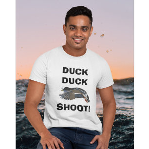 Duck Duck SHOOT ! T-shirt de chasse pour hommes