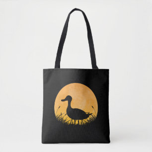 Duck Easy Halloween Outfit Mallard Dipper Moon Tote Bag