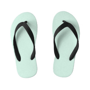 Duck Egg Blue Solid Colour  Bath Kid's Flip Flops