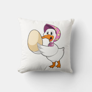 Duck Egg Throw Pillow